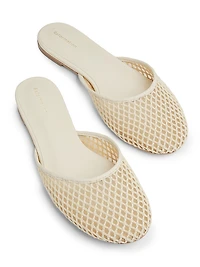 Melly Crochet Flat Mules