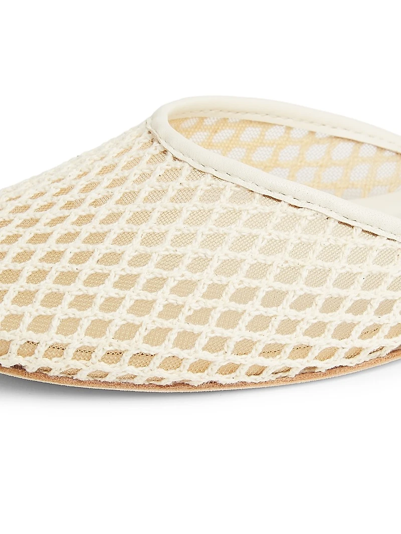 Melly Crochet Flat Mules