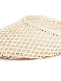 Melly Crochet Flat Mules