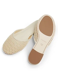 Melly Crochet Flat Mules