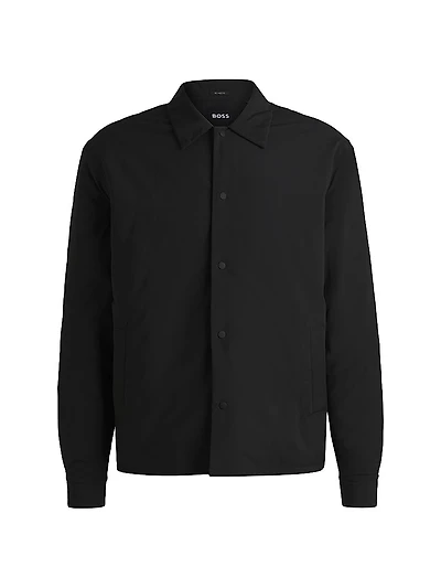 Relaxed-Fit Overshirt with Lightweight Padding