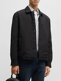 Relaxed-Fit Overshirt with Lightweight Padding