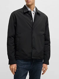 Relaxed-Fit Overshirt with Lightweight Padding