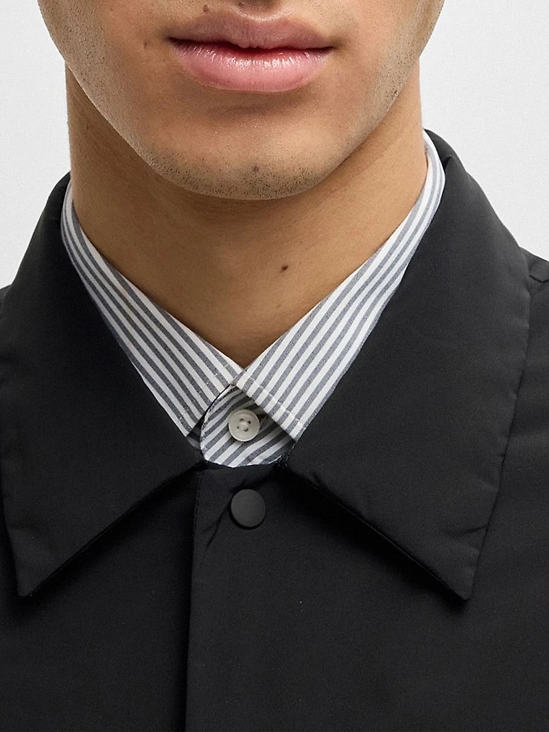 Relaxed-Fit Overshirt with Lightweight Padding