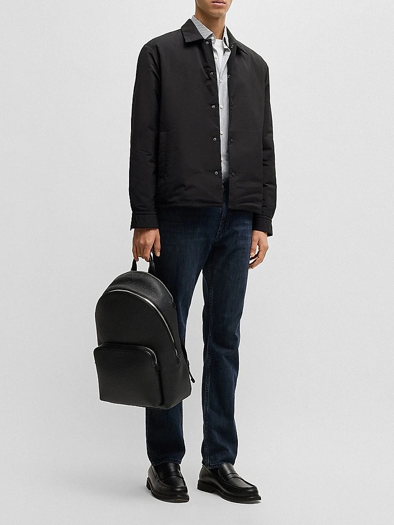 Relaxed-Fit Overshirt with Lightweight Padding