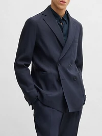 Regular-Fit Button-Down Shirt Linen