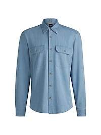 Regular-Fit Shirt Cotton Denim