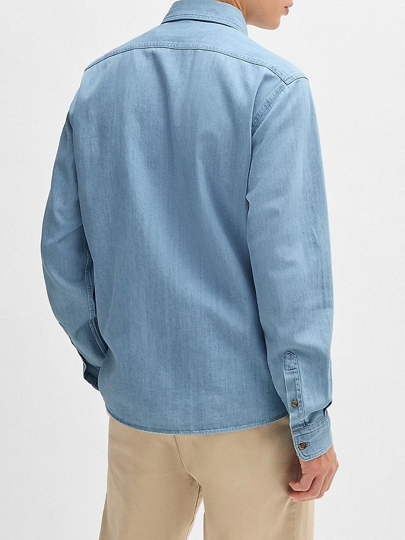Regular-Fit Shirt Cotton Denim
