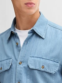 Regular-Fit Shirt Cotton Denim