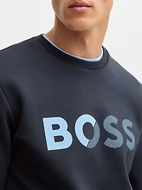 Regular-Fit Sweatshirt with Logo Print