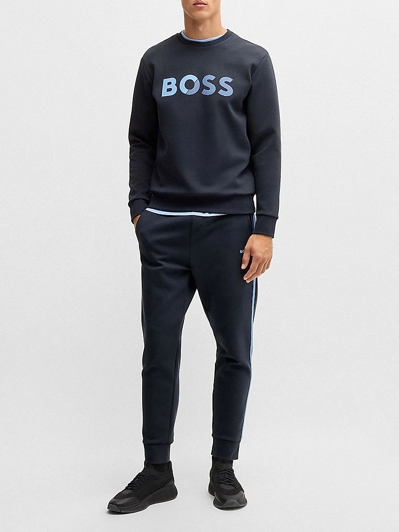 Regular-Fit Sweatshirt with Logo Print