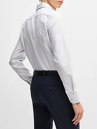 Slim-Fit Shirt Structured Cotton