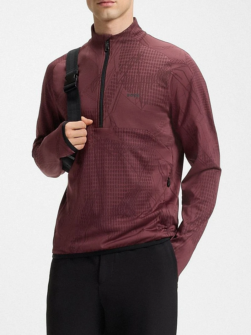 Active Zip-Neck Sweatshirt