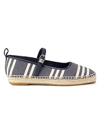 Spire Striped Mary Jane Espadrilles