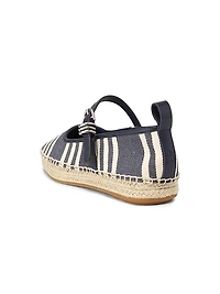 Spire Striped Mary Jane Espadrilles