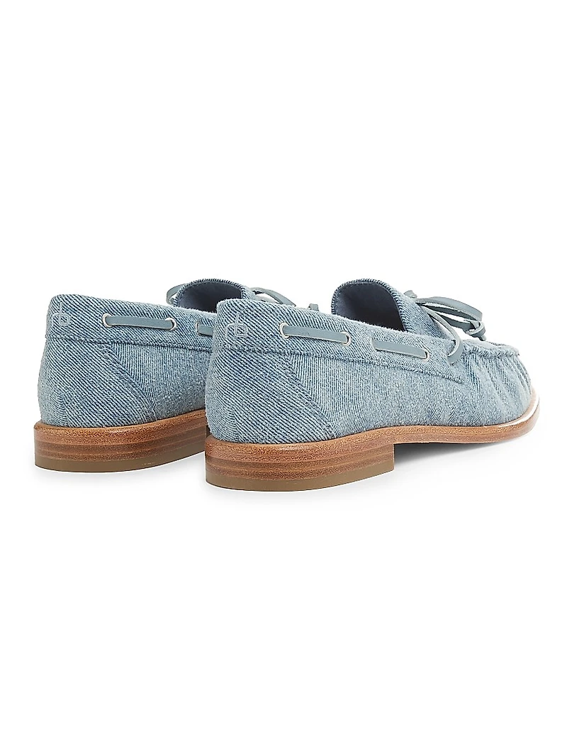 Carter Denim Boat Shoes