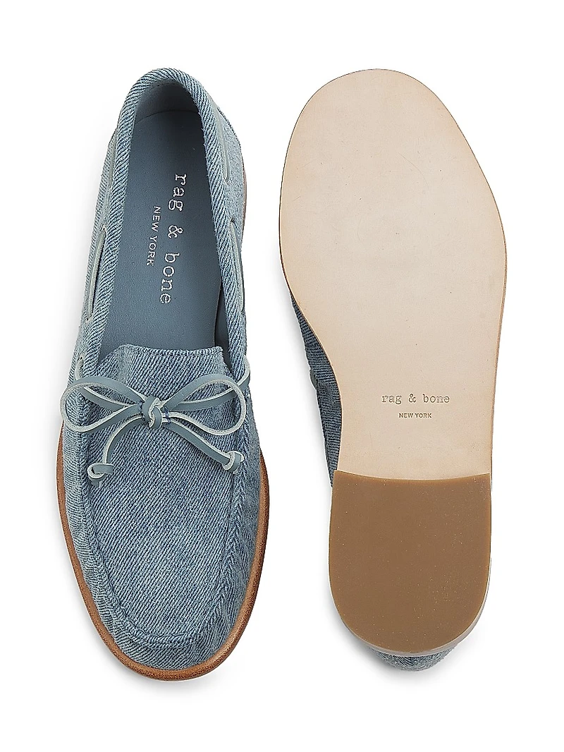 Carter Denim Boat Shoes