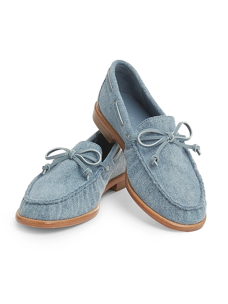 Carter Denim Boat Shoes