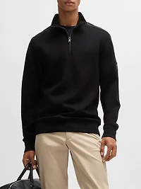 Mercerized-Cotton Regular-Fit Sweatshirt
