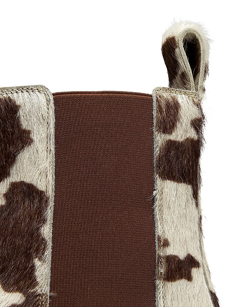 Ella 35MM Calf Hair Chelsea Boots