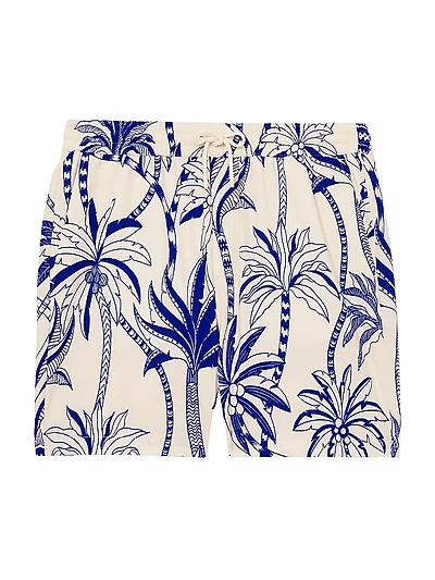 Ganetti Abstract Leaf Swim Shorts