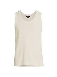 Sleeveless Textured Knit Tank