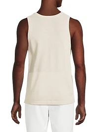 Sleeveless Textured Knit Tank