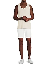 Sleeveless Textured Knit Tank