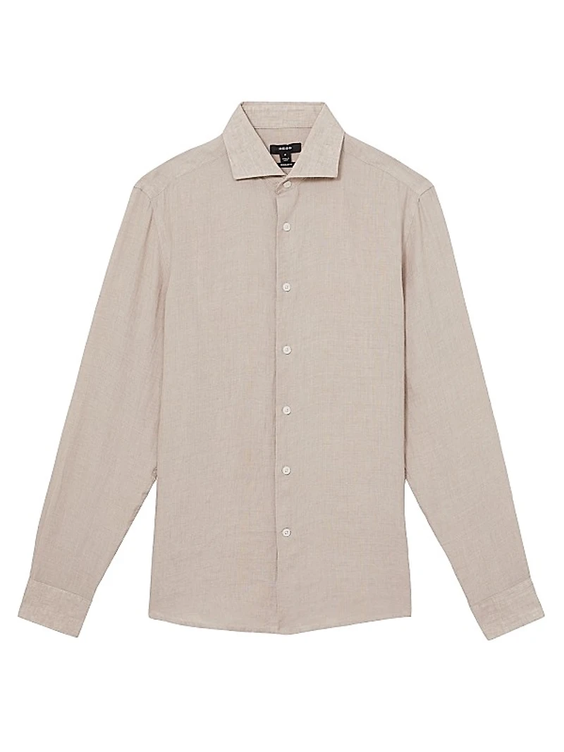 Ruban Linen Long-Sleeve Shirt