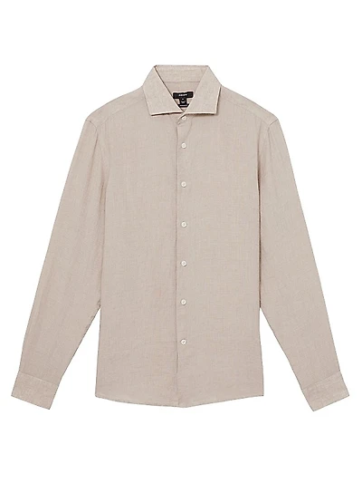 Ruban Linen Long-Sleeve Shirt