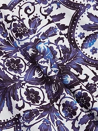 Audrey Marakesh Tile Cotton Shirtdress