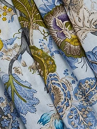 Audrey Dart Hills Garden Cotton Shirtdress