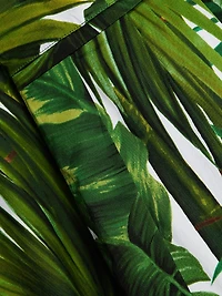 Audrey Honolulu Palm Cotton Shirtdress