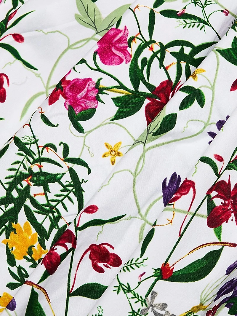Laurent Printed Cotton Voile Shirtdress