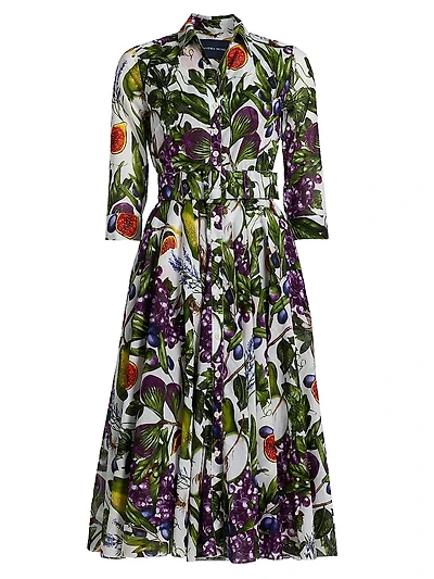 Asher Fruit Farm Cotton Shirtdress