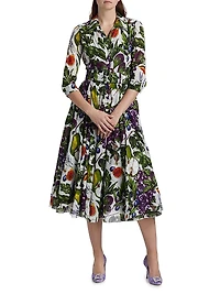 Asher Fruit Farm Cotton Shirtdress