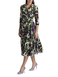 Asher Fruit Farm Cotton Shirtdress