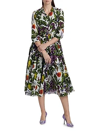 Asher Fruit Farm Cotton Shirtdress