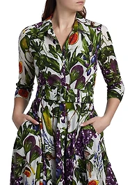 Asher Fruit Farm Cotton Shirtdress