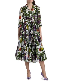 Asher Fruit Farm Cotton Shirtdress