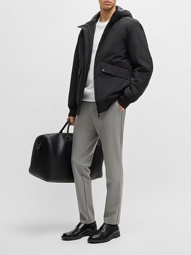 Water-Repellent Down Jacket a Regular Fit