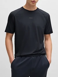 Slim-Fit T-Shirt with Decorative Reflective Details