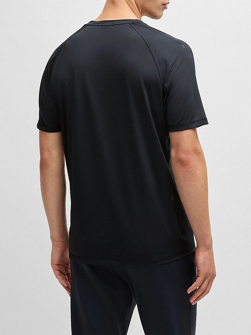 Slim-Fit T-Shirt with Decorative Reflective Details