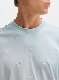 Cloud-Artwork T-Shirt with Double B Monograms