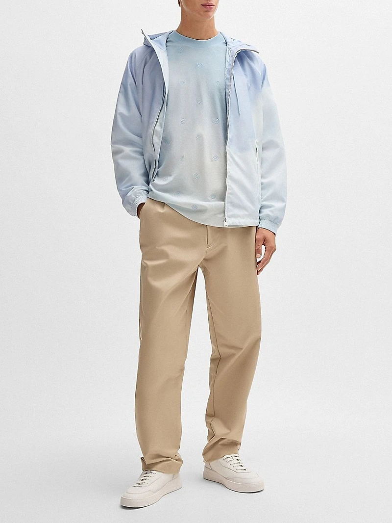 Cloud-Artwork T-Shirt with Double B Monograms