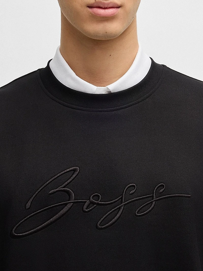 Cotton-Terry Relaxed-Fit Sweatshirt