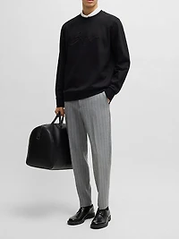 Cotton-Terry Relaxed-Fit Sweatshirt