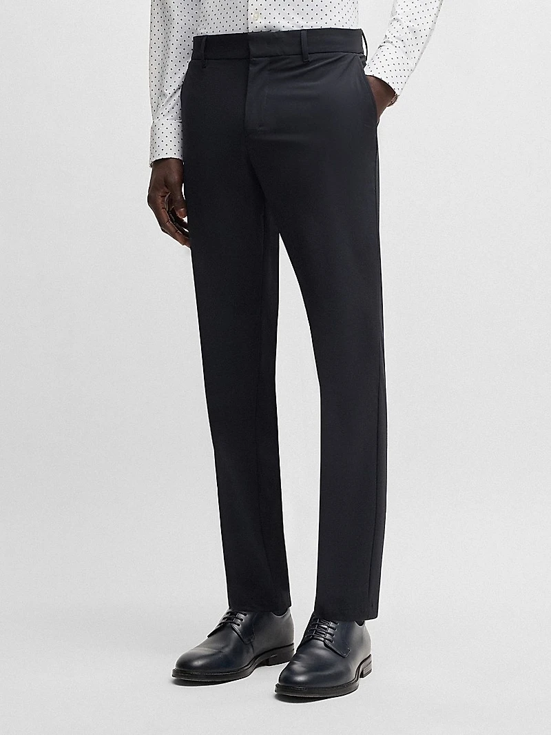 Slim-Fit Trousers Softshell Fabric