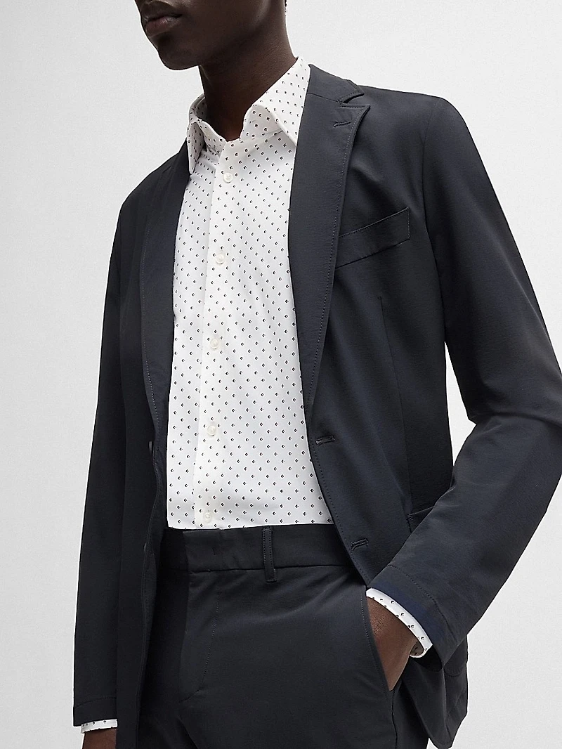 Slim-Fit Trousers Softshell Fabric