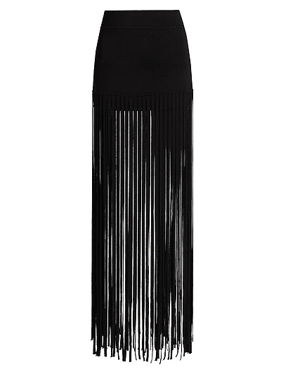 Carlyle Fringe Miniskirt
